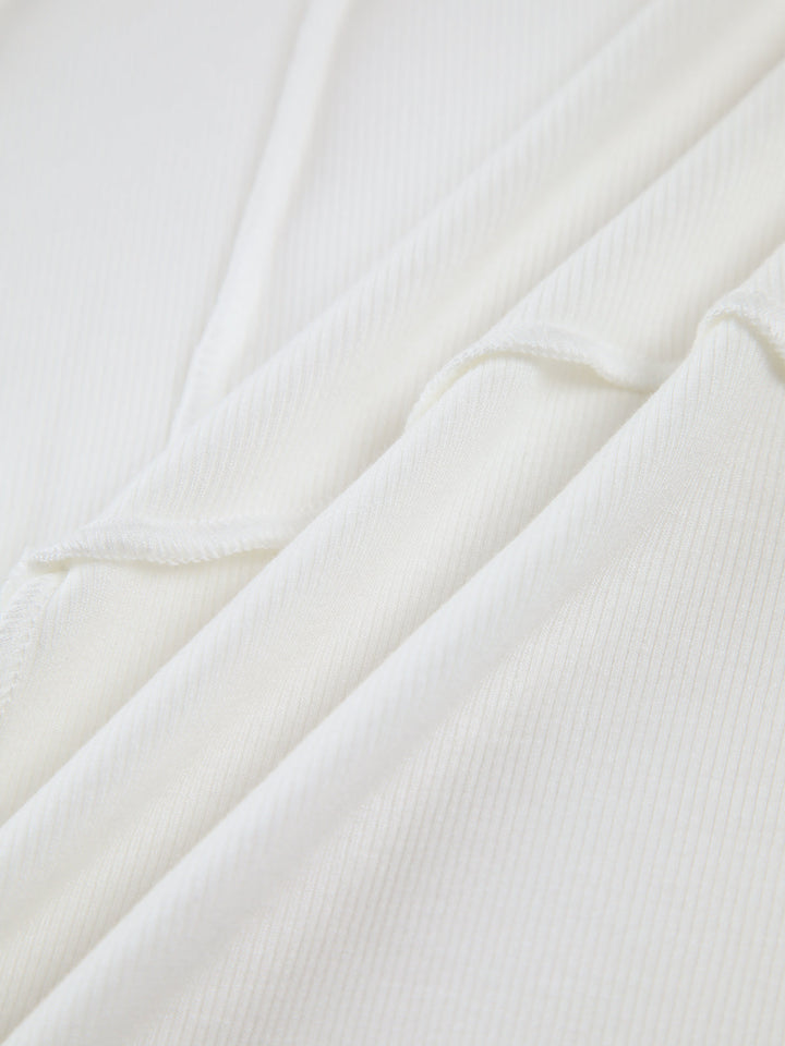 Contour Seam Ribbed Top