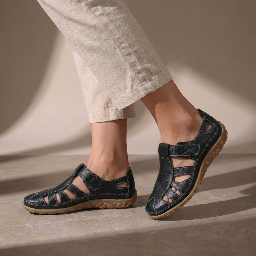Emma | Women’s Orthopedic Adjustable Strap Closed Toe Sandals