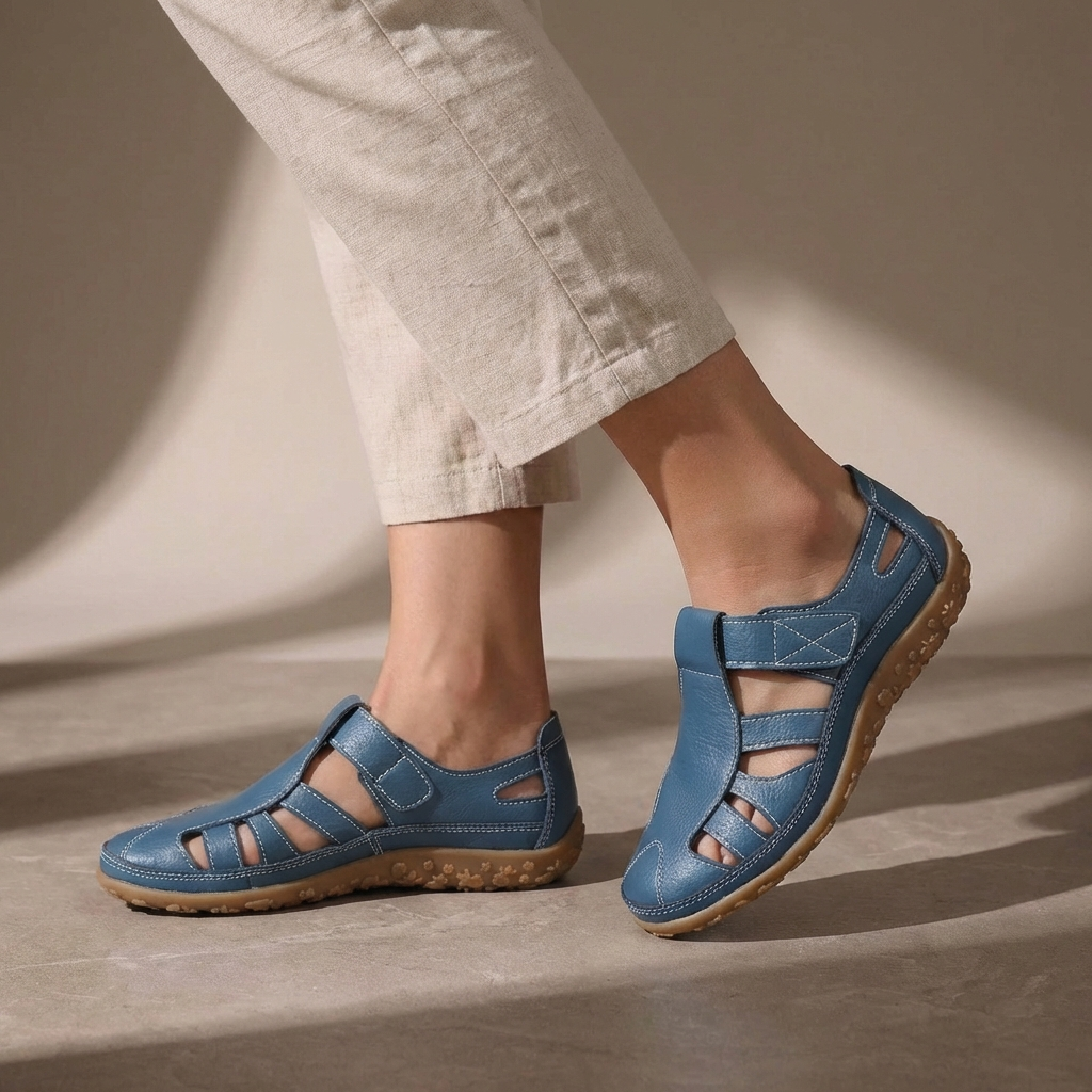 Emma | Women’s Orthopedic Adjustable Strap Closed Toe Sandals