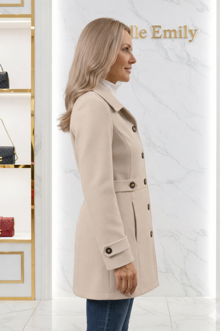 Rosalie  |  Elegant Wool-Blend Coat