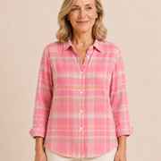 Coral Plaid