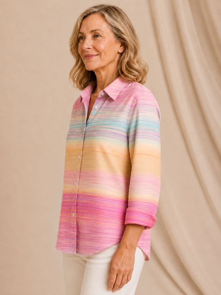 Frankie | Sunset Stripe Shirt