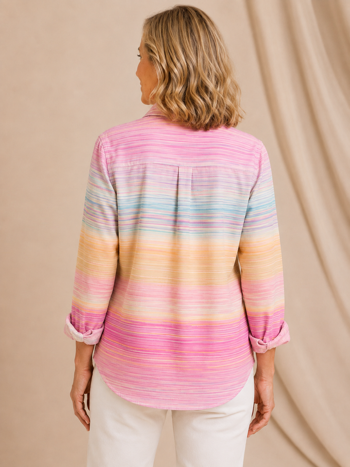 Frankie | Sunset Stripe Shirt
