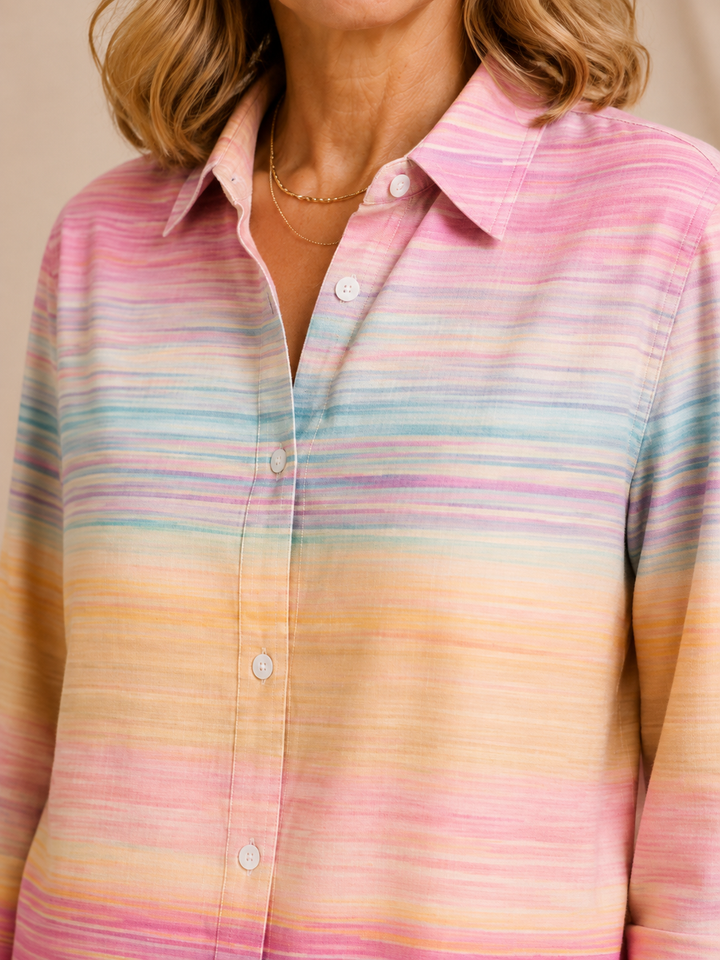 Frankie | Sunset Stripe Shirt