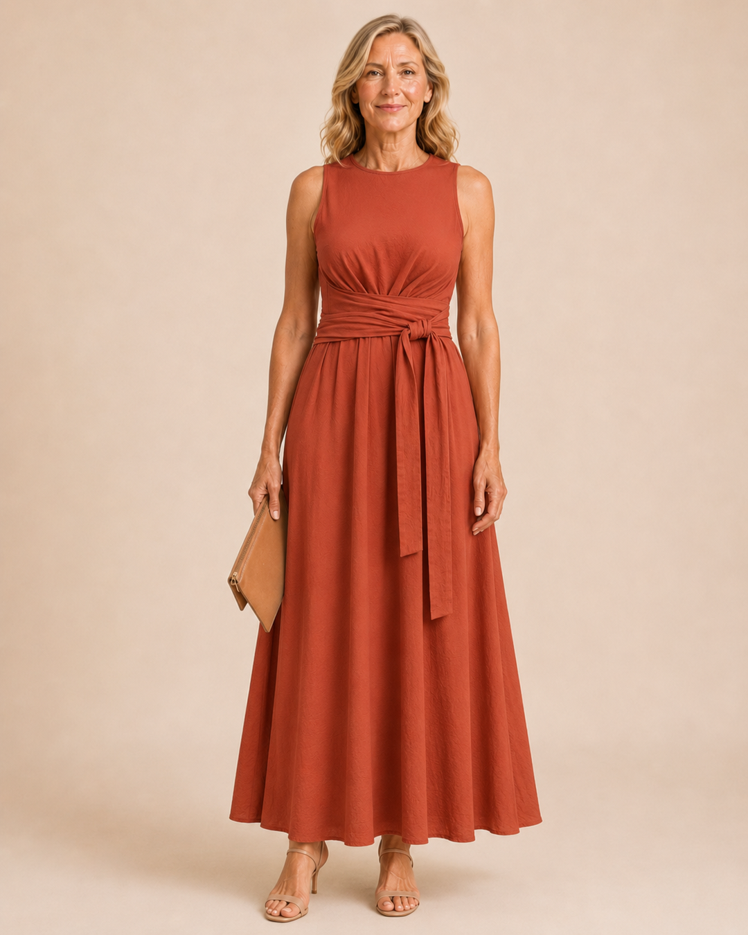 Kathleen | Sleeveless Bow Dress