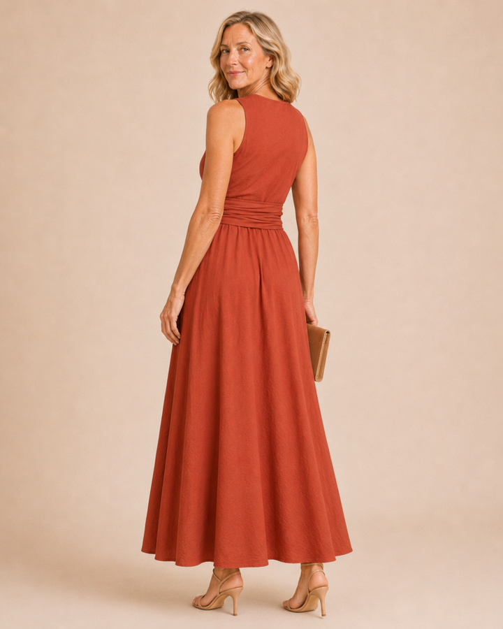 Kathleen | Sleeveless Bow Dress