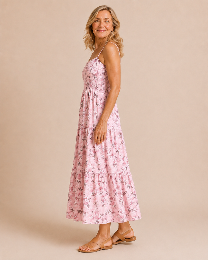 Roxie | Bohemian Floral Midi Dress
