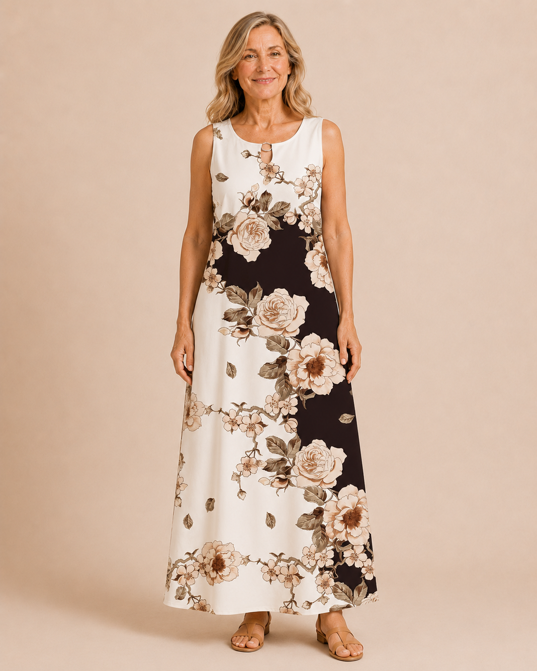 Meredith | Floral Swing Dress with Pockets