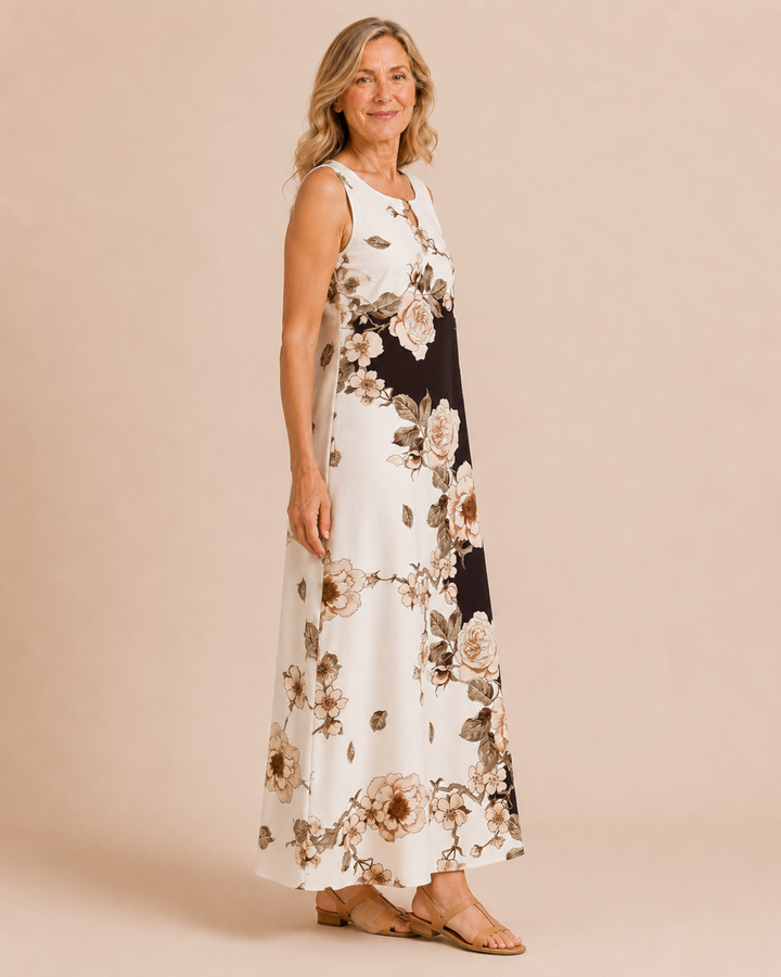 Meredith | Floral Swing Dress with Pockets