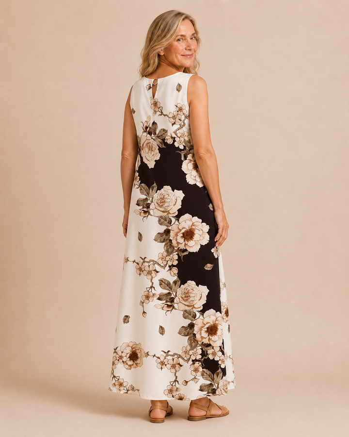 Meredith | Floral Swing Dress with Pockets