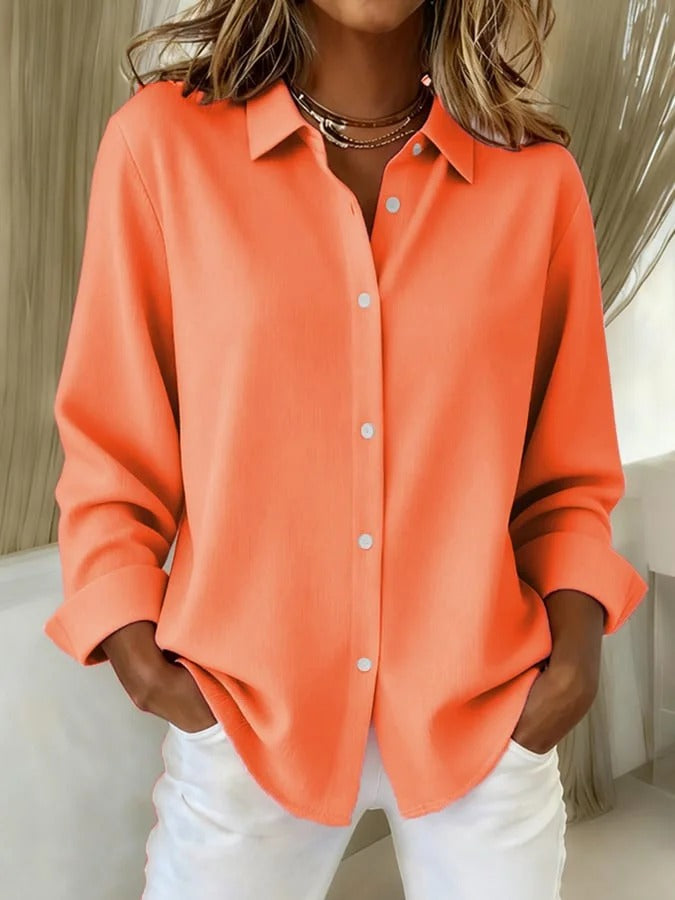 Aurelie | Elegant Button Blouse