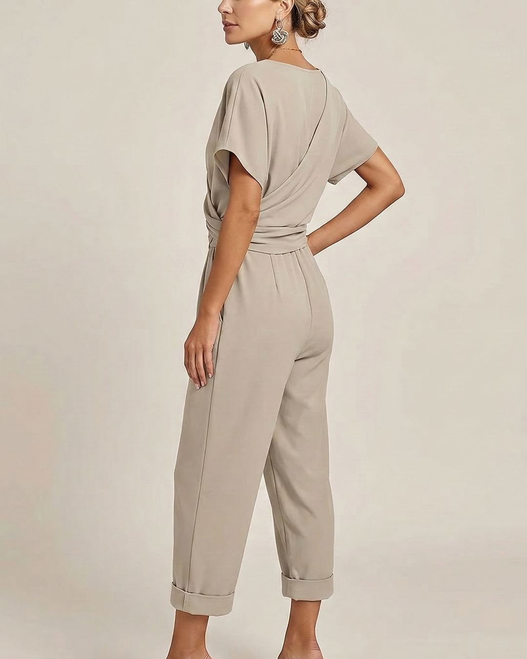 Liorine - Draped Chic Jumpsuit
