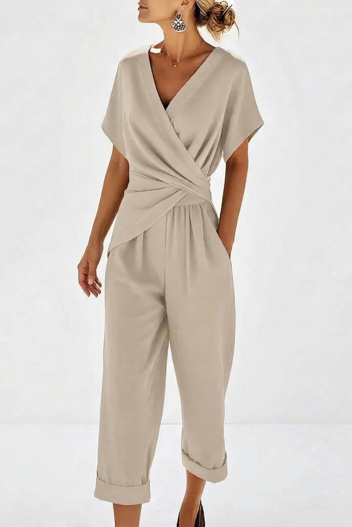 Liorine - Draped Chic Jumpsuit