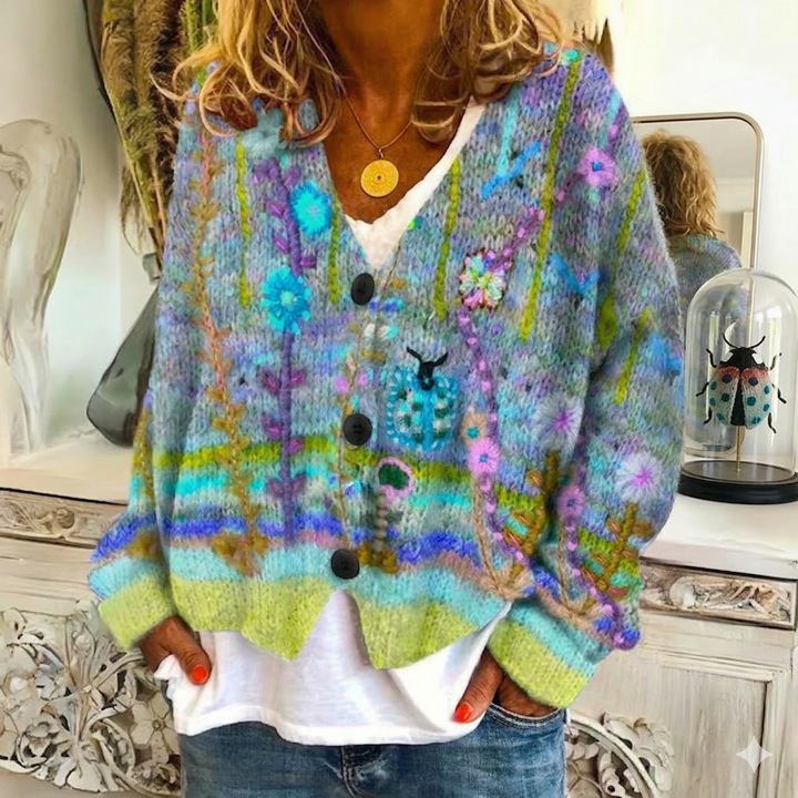 Evie | Floral Cardigan
