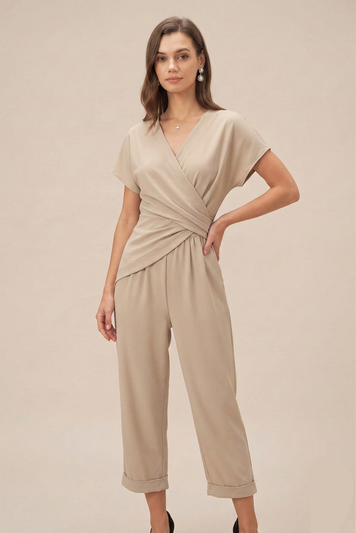 Liorine - Draped Chic Jumpsuit