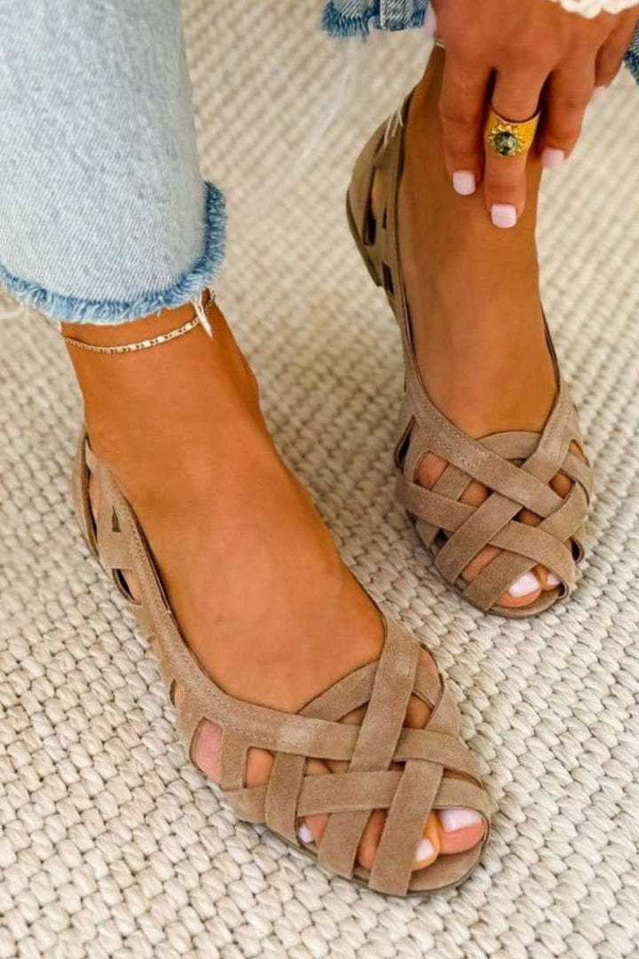 Nora | Orthopedic Cutout Sandals