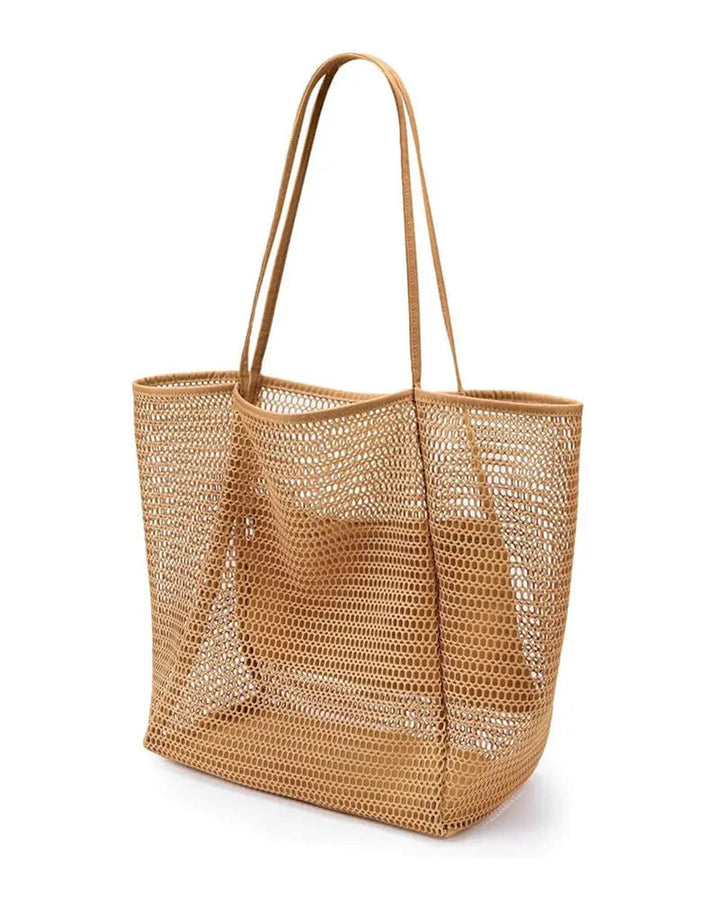 Boho Large Capacity Mesh Beach Tote Bag