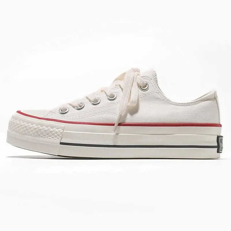 Everly | Orthopedic Platform Canvas Sneakers