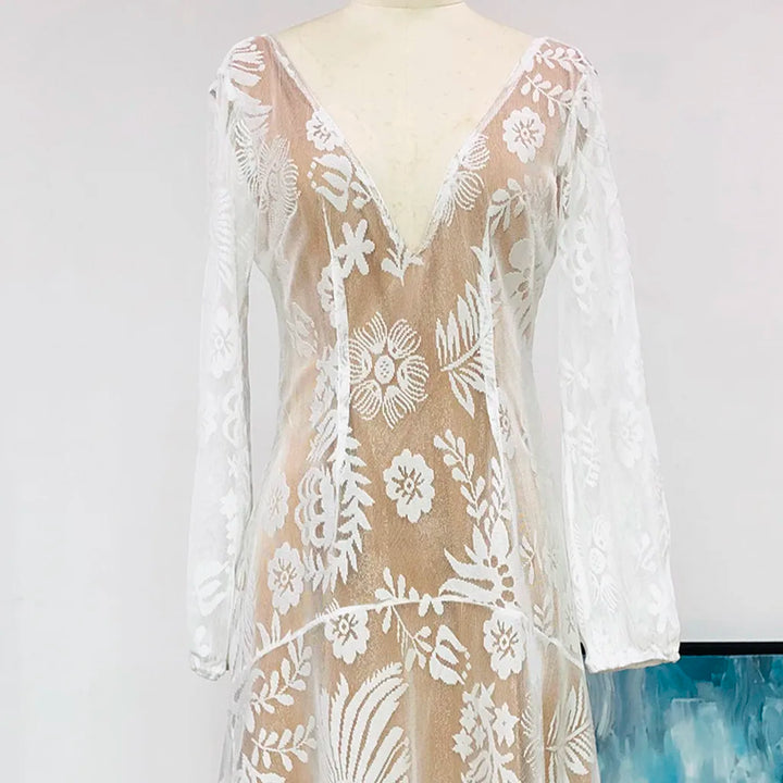 Paige | Floral Flared Sleeve Maxi Dress