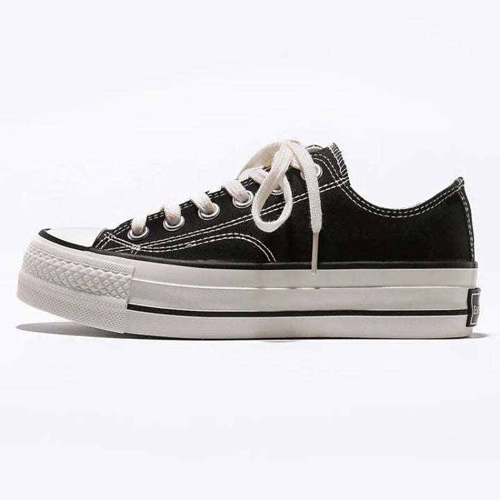 Everly | Orthopedic Platform Canvas Sneakers