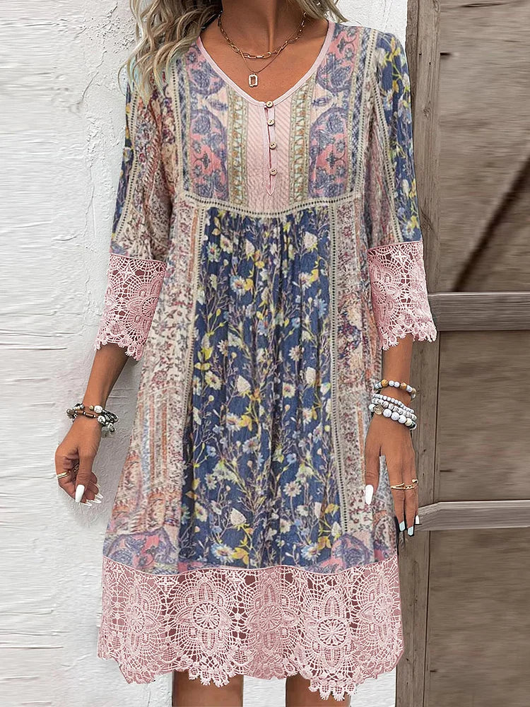 Timeless Lace Midi Dress | Women's Cocktail Dress