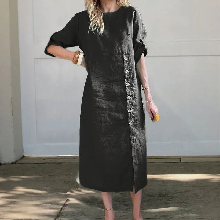 Adelie™ Cotton Linen Dress