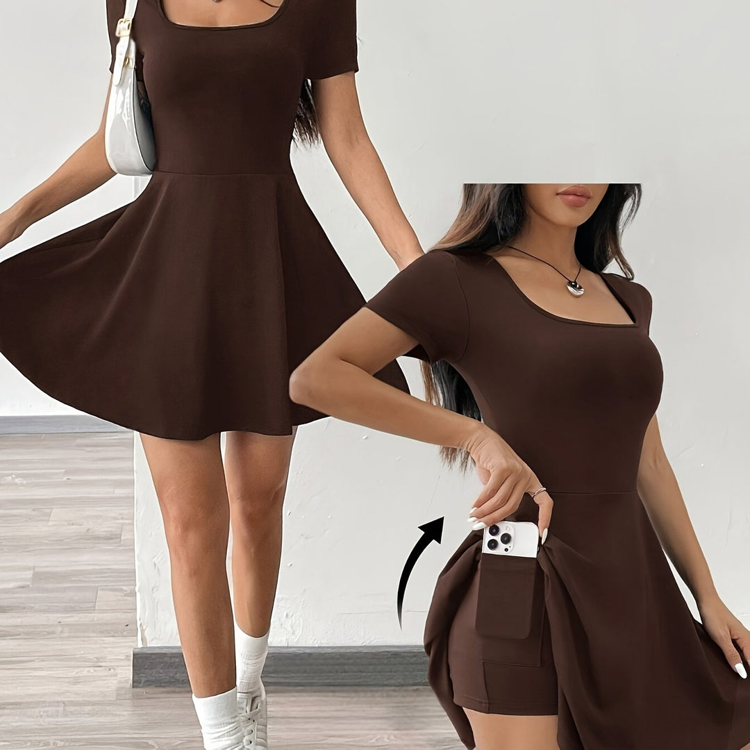 Bonnie | Square Neck Everyday Dress