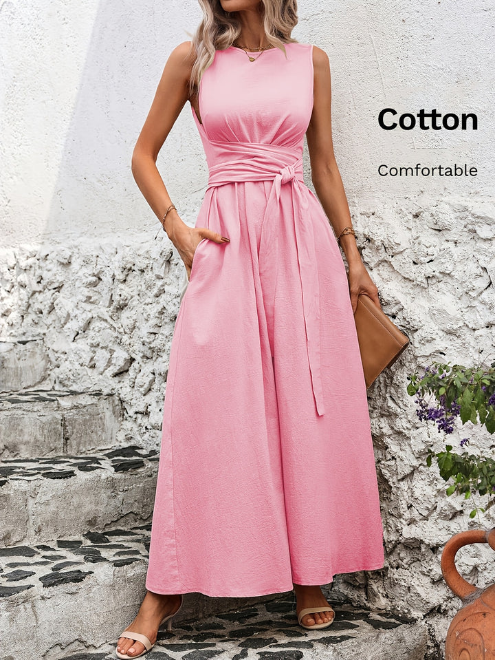 Kathleen | Sleeveless Bow Dress
