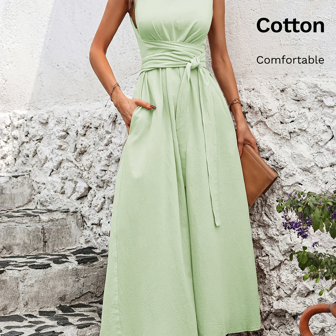 Kathleen | Sleeveless Bow Dress