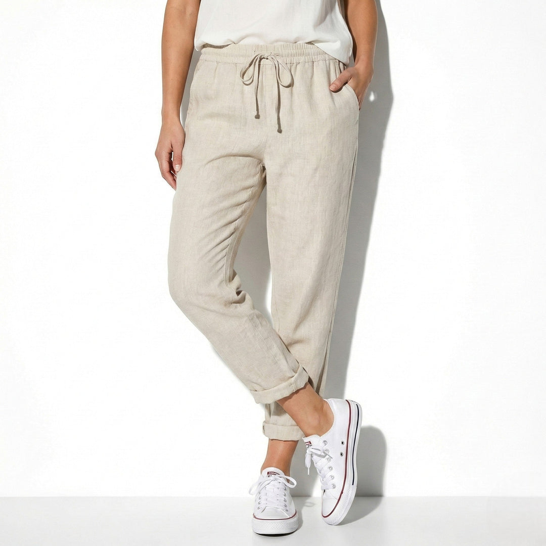 Amelia | Relaxed Fit Drawstring Trousers
