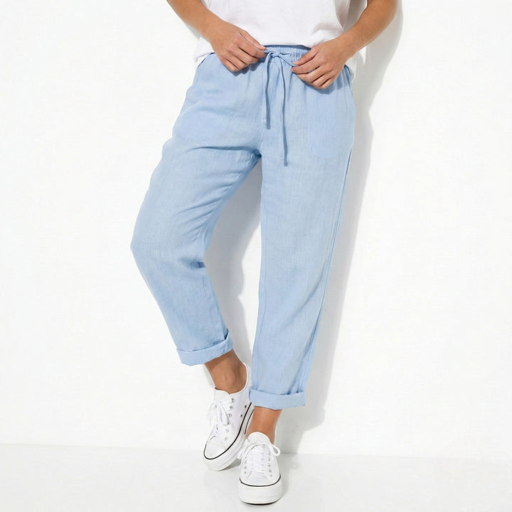 Amelia | Relaxed Fit Drawstring Trousers