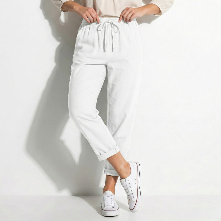 Amelia | Relaxed Fit Drawstring Trousers