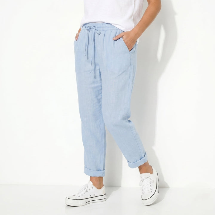 Amelia | Relaxed Fit Drawstring Trousers