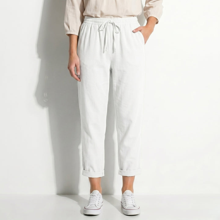 Amelia | Relaxed Fit Drawstring Trousers