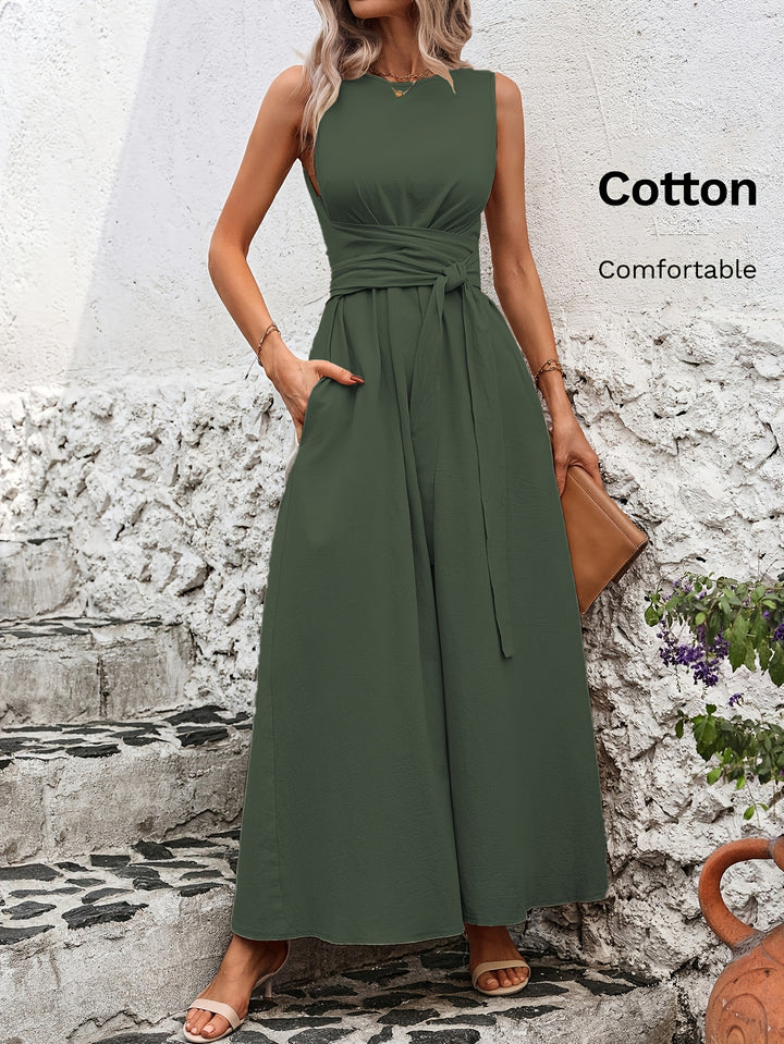 Kathleen | Sleeveless Bow Dress