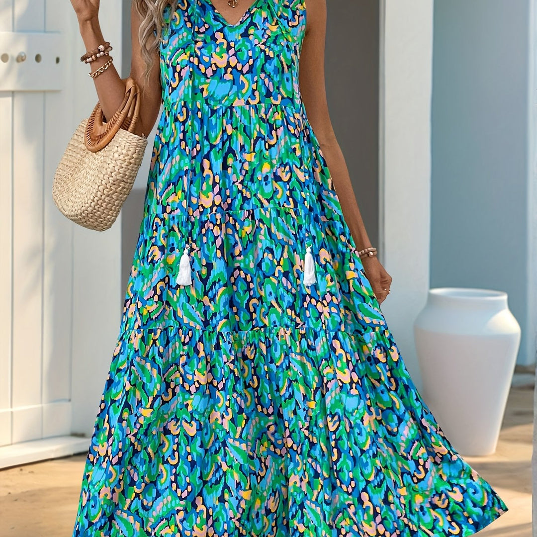 Darcy | Bohemian Tassel Sleeveless Dress
