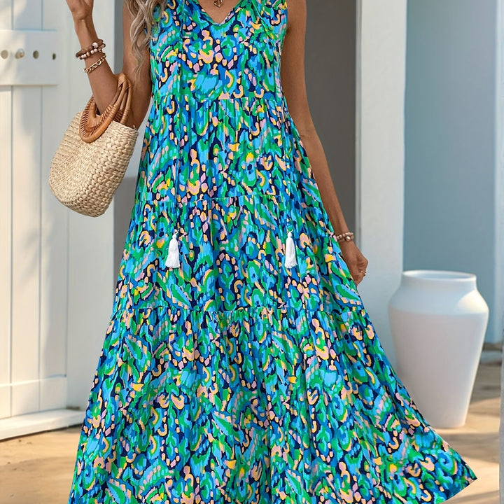Darcy | Bohemian Tassel Sleeveless Dress