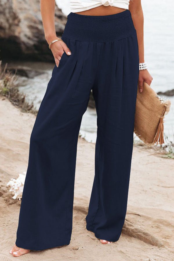 Nova | High Waist Wide Leg Trousers