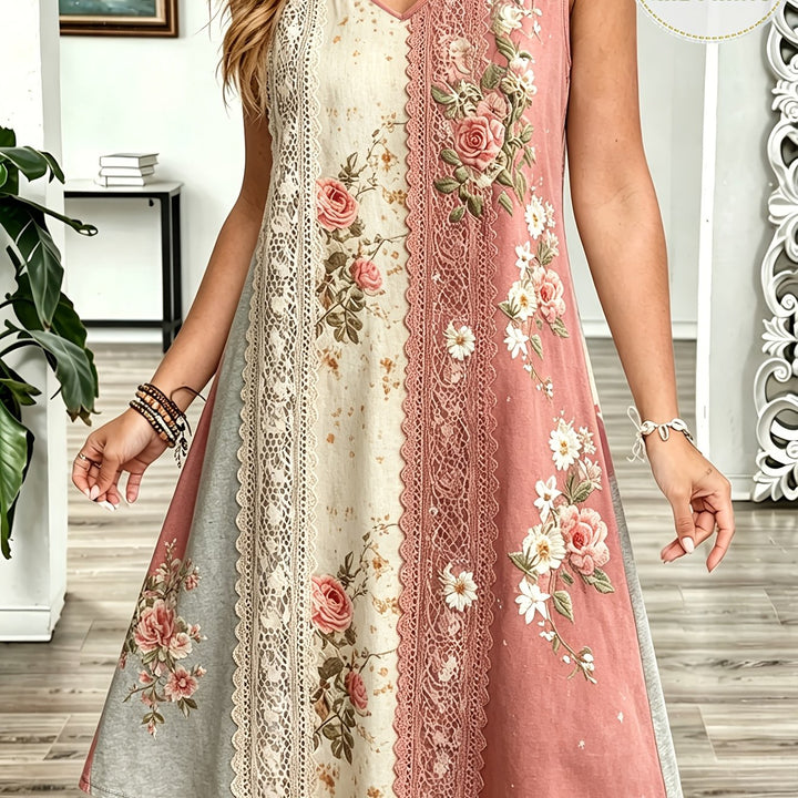 Tori | Bohemian Plus Size Maxi Dress
