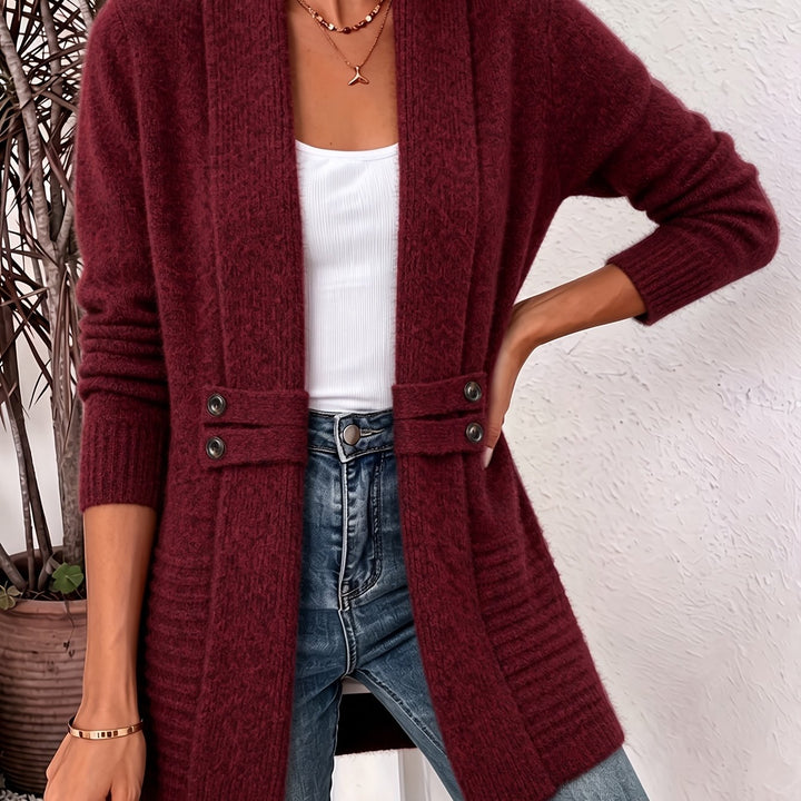 Monica | Shawl Collar Belted Cardigan