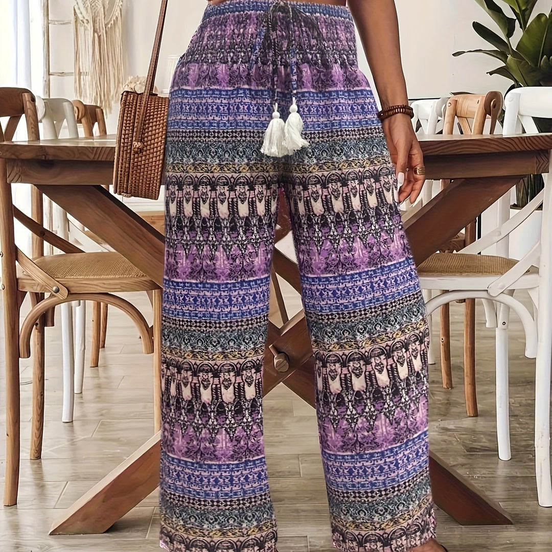 Presley | Bohemian Wide Leg Pants