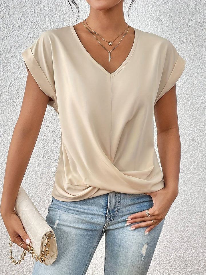 Cleo™ | Casual Sweetheart Neckline T-Shirt
