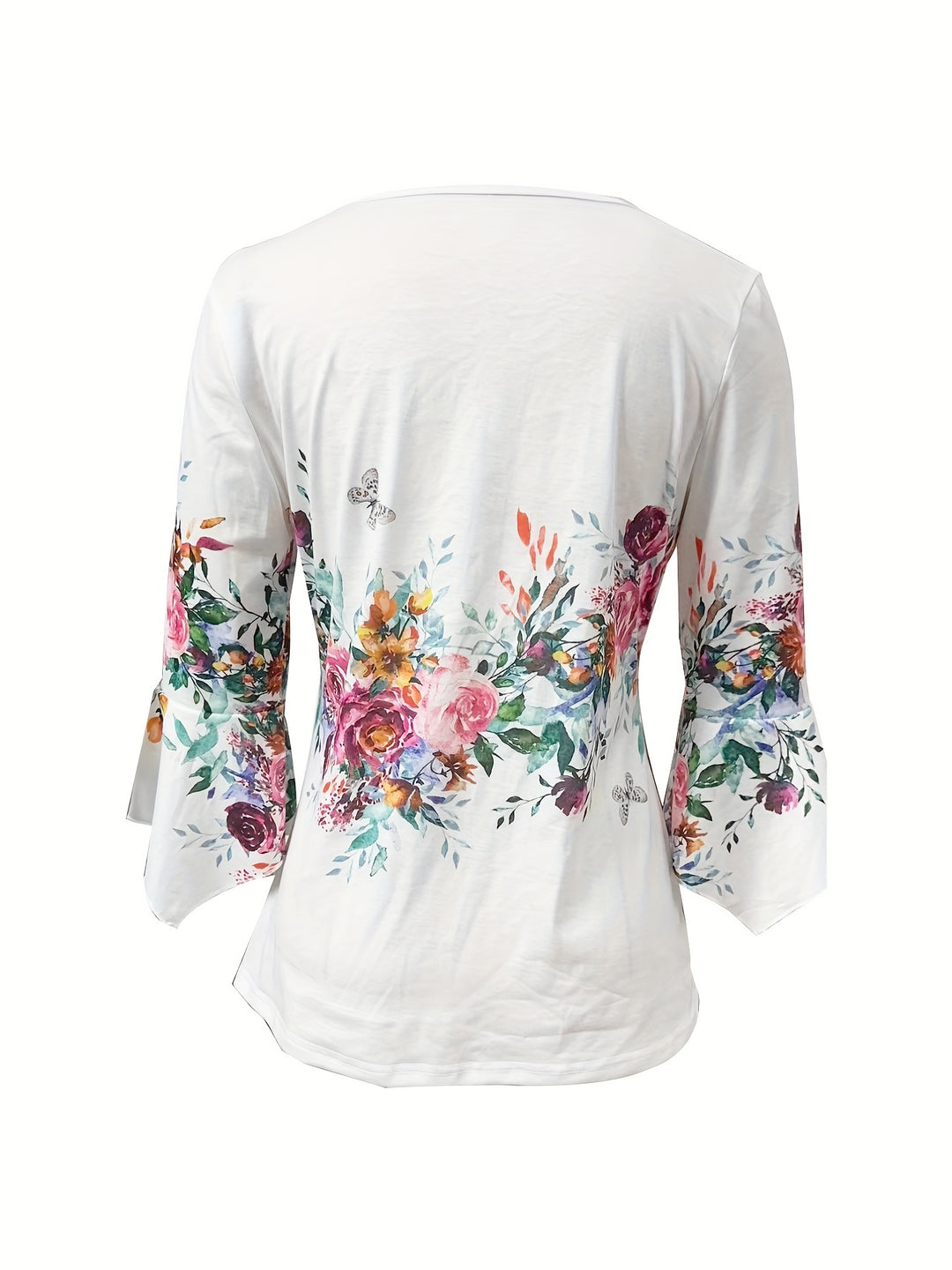 Shannon | Floral Button Front Blouse