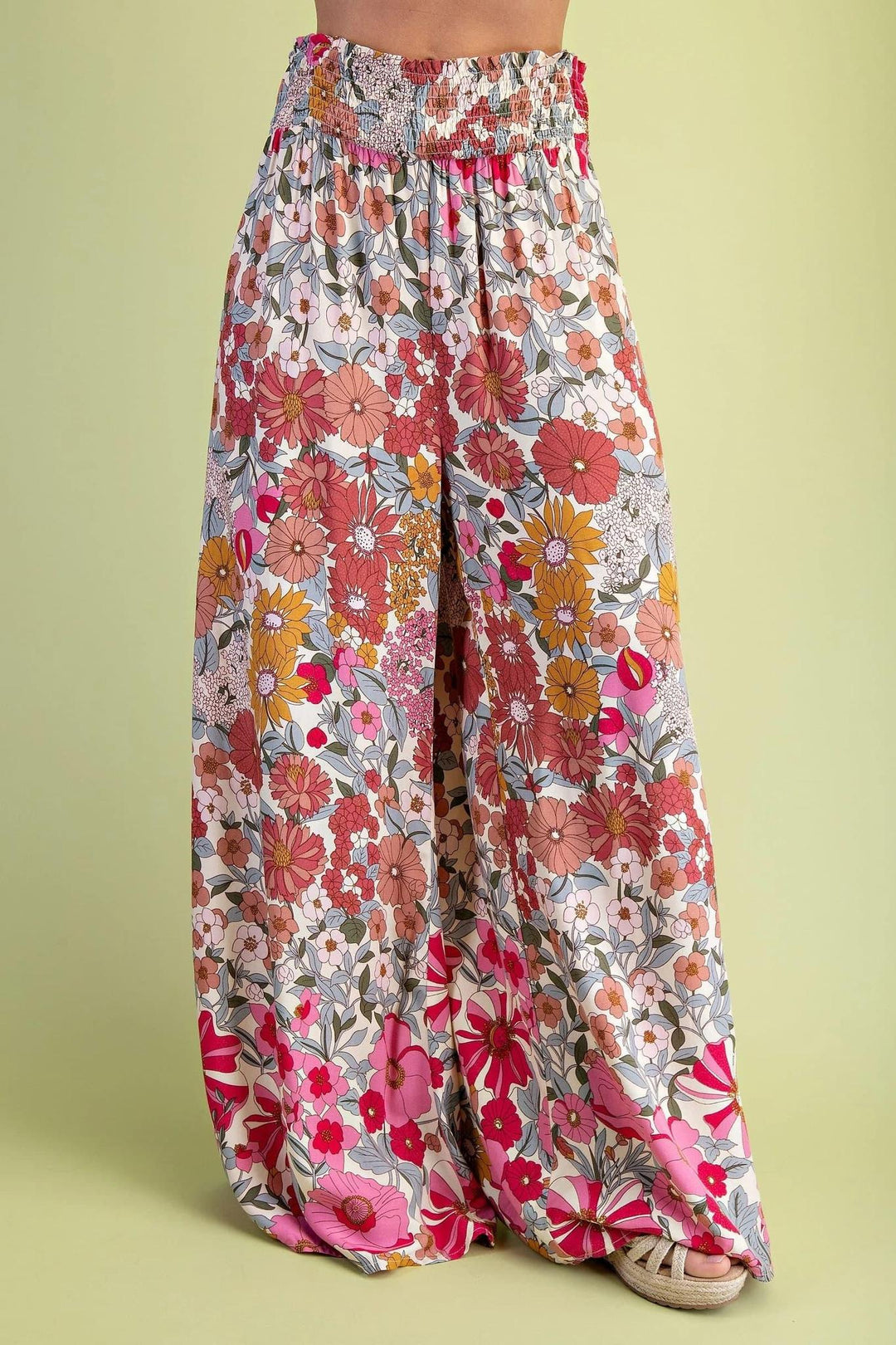 Ruby | Floral Wide Leg Pants