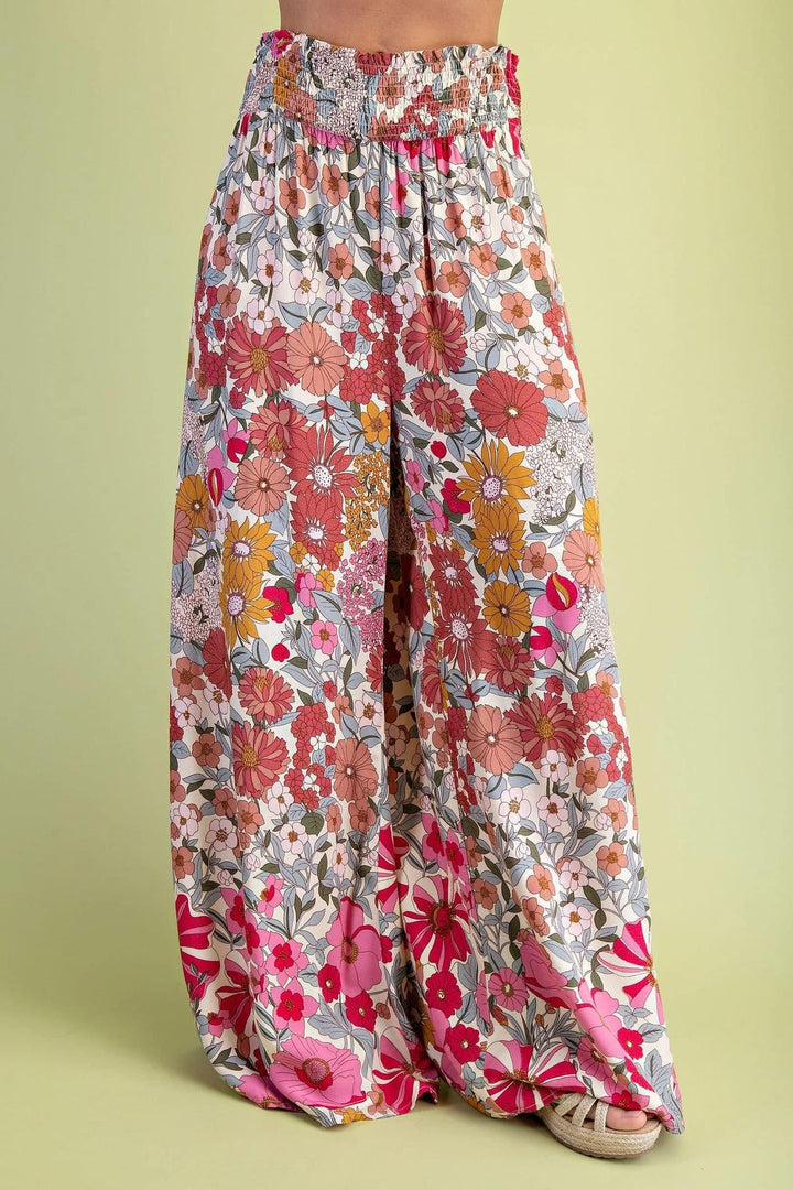 Ruby | Floral Wide Leg Pants