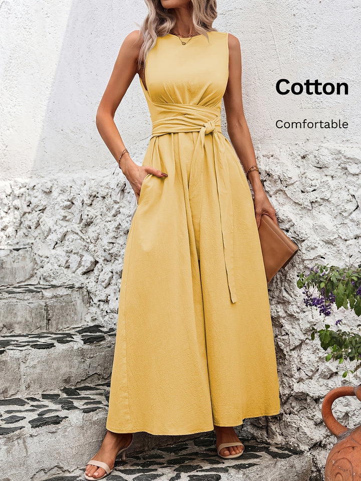 Kathleen | Sleeveless Bow Dress