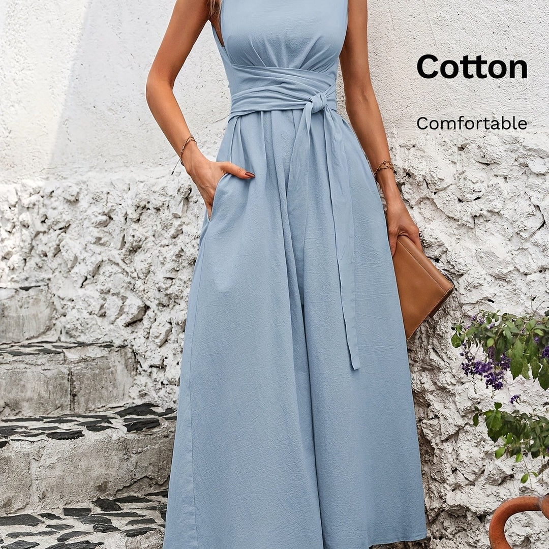 Kathleen | Sleeveless Bow Dress