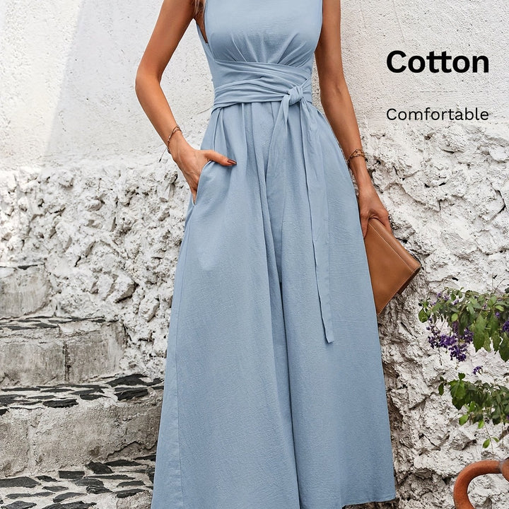 Kathleen | Sleeveless Bow Dress