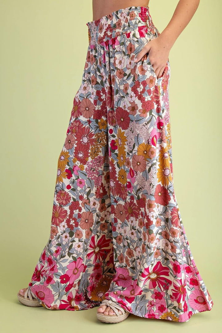 Ruby | Floral Wide Leg Pants