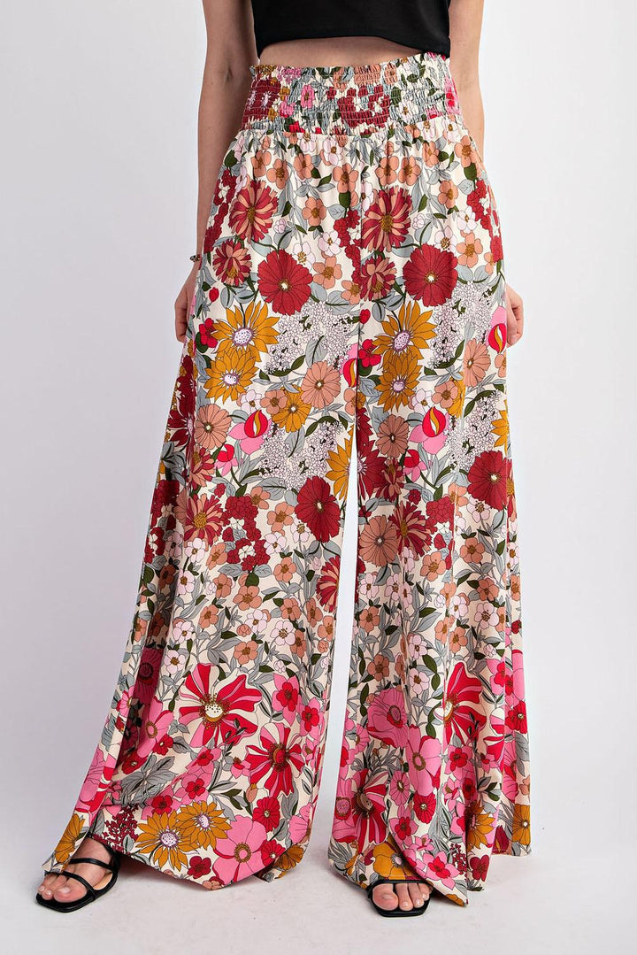 Ruby | Floral Wide Leg Pants